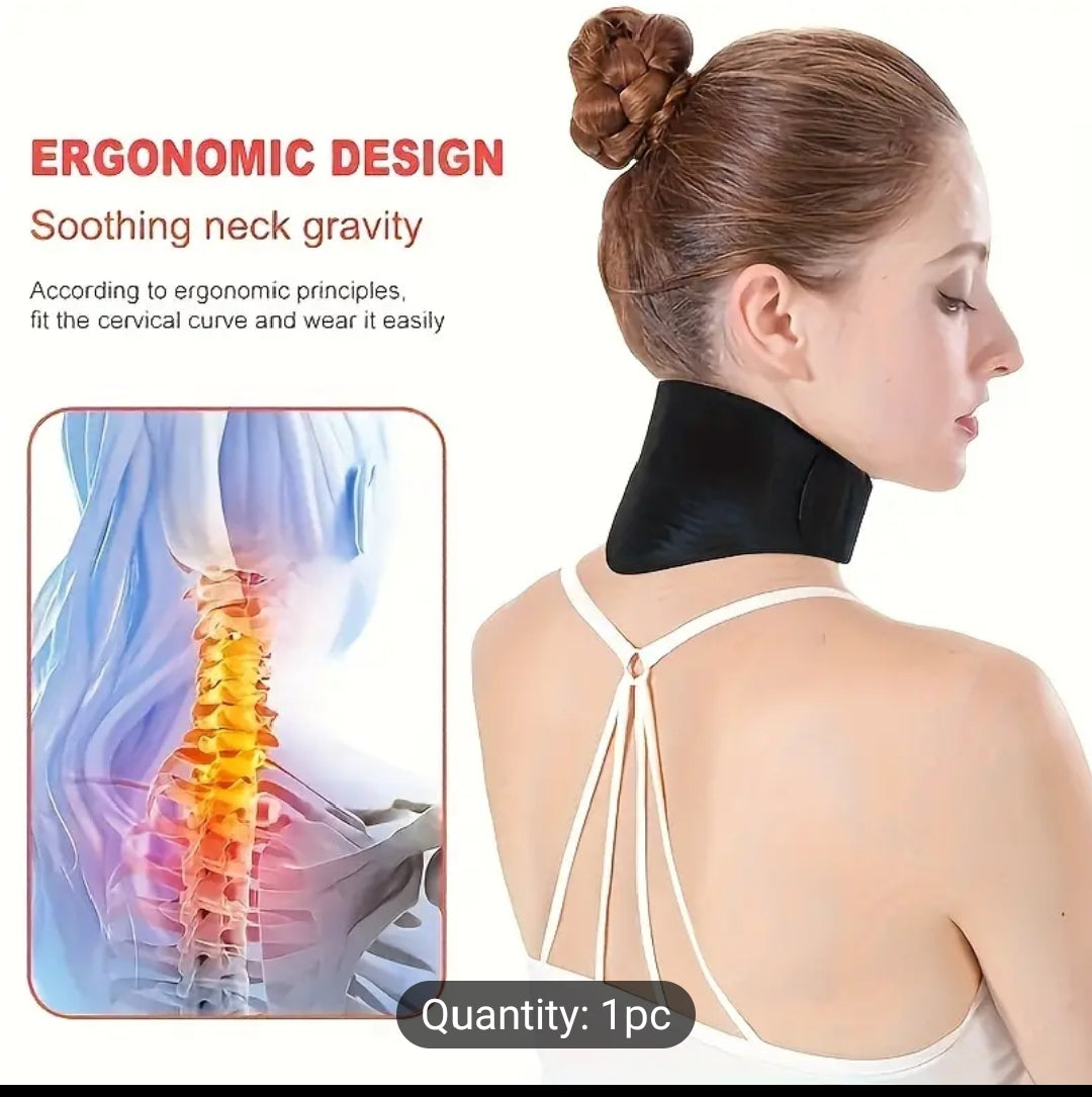 Neck Support & Heating Massage for Pain Relief